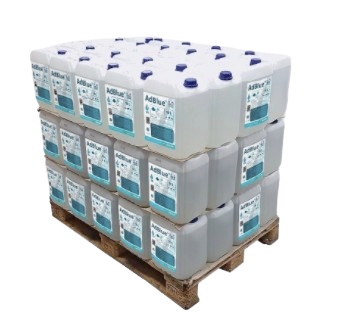 Palette AdBlue IVIBLUE PROVENCE 630L - 63 Bidons 10L Avec Bec Verseur - Norme ISO 22241