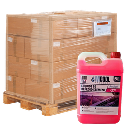 Liquide de Refroidissement Rose -37° Palette 144 Bidons de 5L (720L)